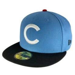 Chicago Cubs Sky/Black/Gray UV New Era 59FIFTY Fitted Hat 11 Chicago Cubs Sky/Black/Gray UV New Era 59FIFTY Fitted Hat -Hockey Store CUMHF395 5