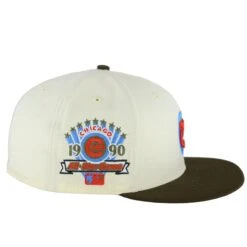 Chicago Cubs Chrome/Walnut/UV Grey New Era 59FIFTY Fitted Hat -Hockey Store CUMHF398 3