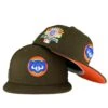 Chicago Cubs Walnut Orange New Era 59FIFTY Fitted Hat -Hockey Store CUMHF399 8