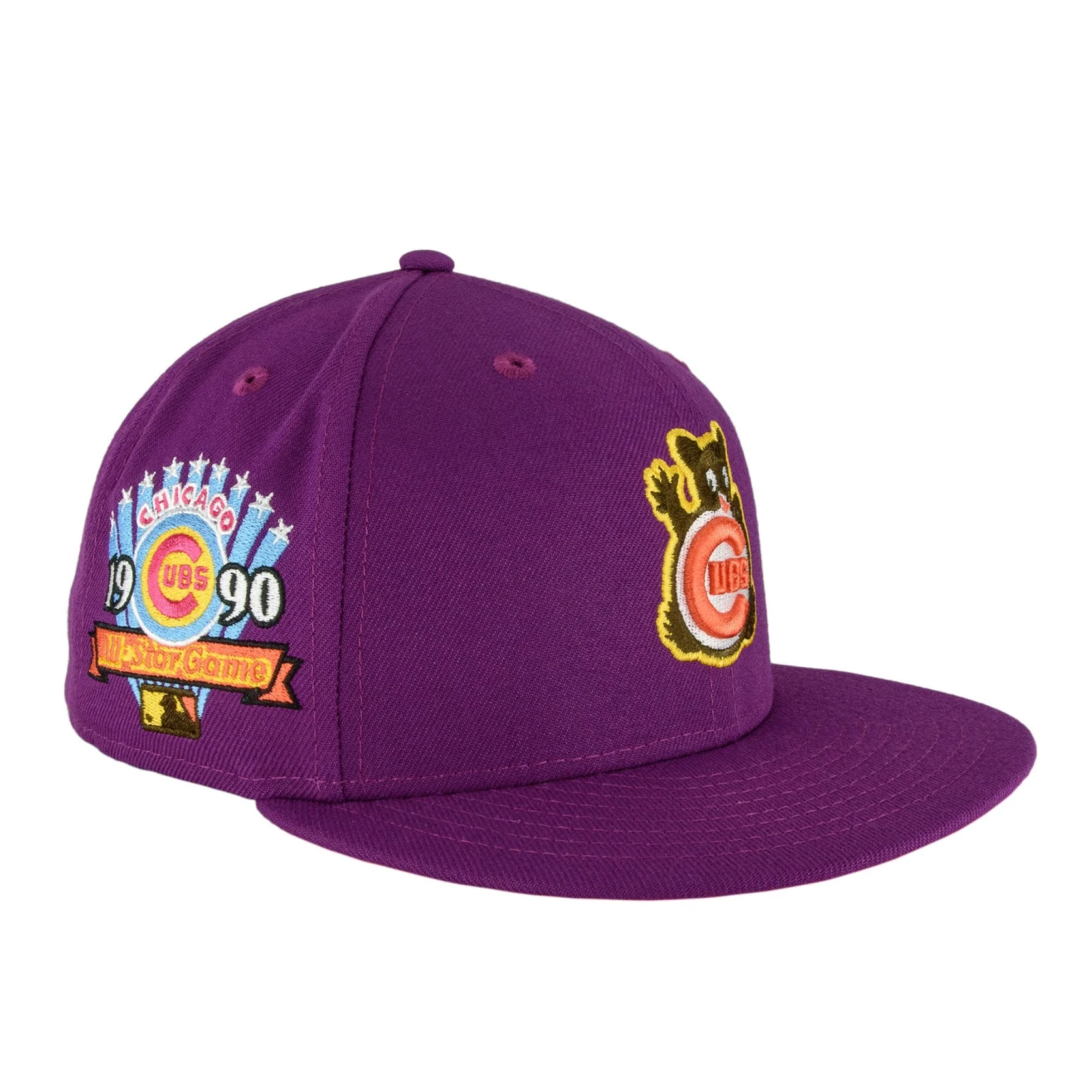 Chicago Cubs Grape Lava New Era 59FIFTY Fitted Hat 4 Chicago Cubs Grape Lava New Era 59FIFTY Fitted Hat - Image 2