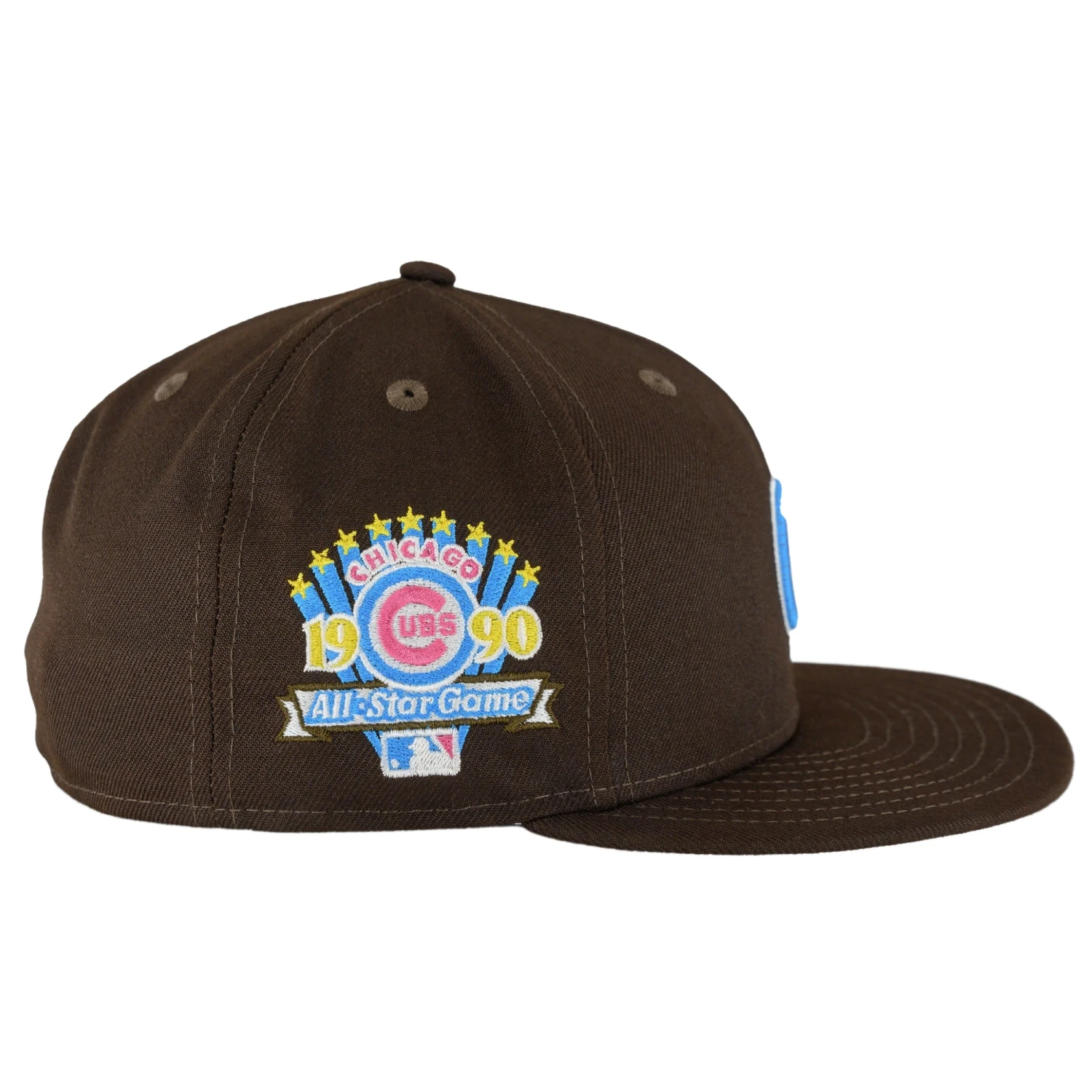 Chicago Cubs Burnt Wood New Era 59FIFTY Fitted Hat 7 Chicago Cubs Burnt Wood New Era 59FIFTY Fitted Hat - Image 5