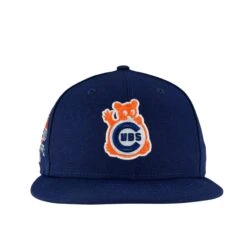 Chicago Cubs Navy Waving Bear New Era 59FIFTY Fitted Hat -Hockey Store CUMHF409 2