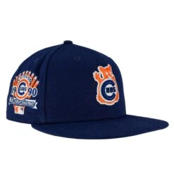 Chicago Cubs Navy Waving Bear New Era 59FIFTY Fitted Hat -Hockey Store CUMHF409 4