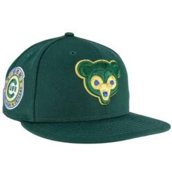 Chicago Cubs Dark Green/Gold/Grey UV New Era 59FIFTY Fitted Hat -Hockey Store CUMHF412 3