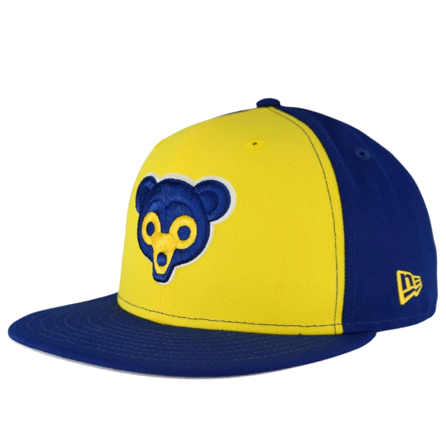 Chicago Cubs Blue Ink/Yellow/Grey UV New Era 59FIFTY Fitted Hat 6 Chicago Cubs Blue Ink/Yellow/Grey UV New Era 59FIFTY Fitted Hat - Image 4
