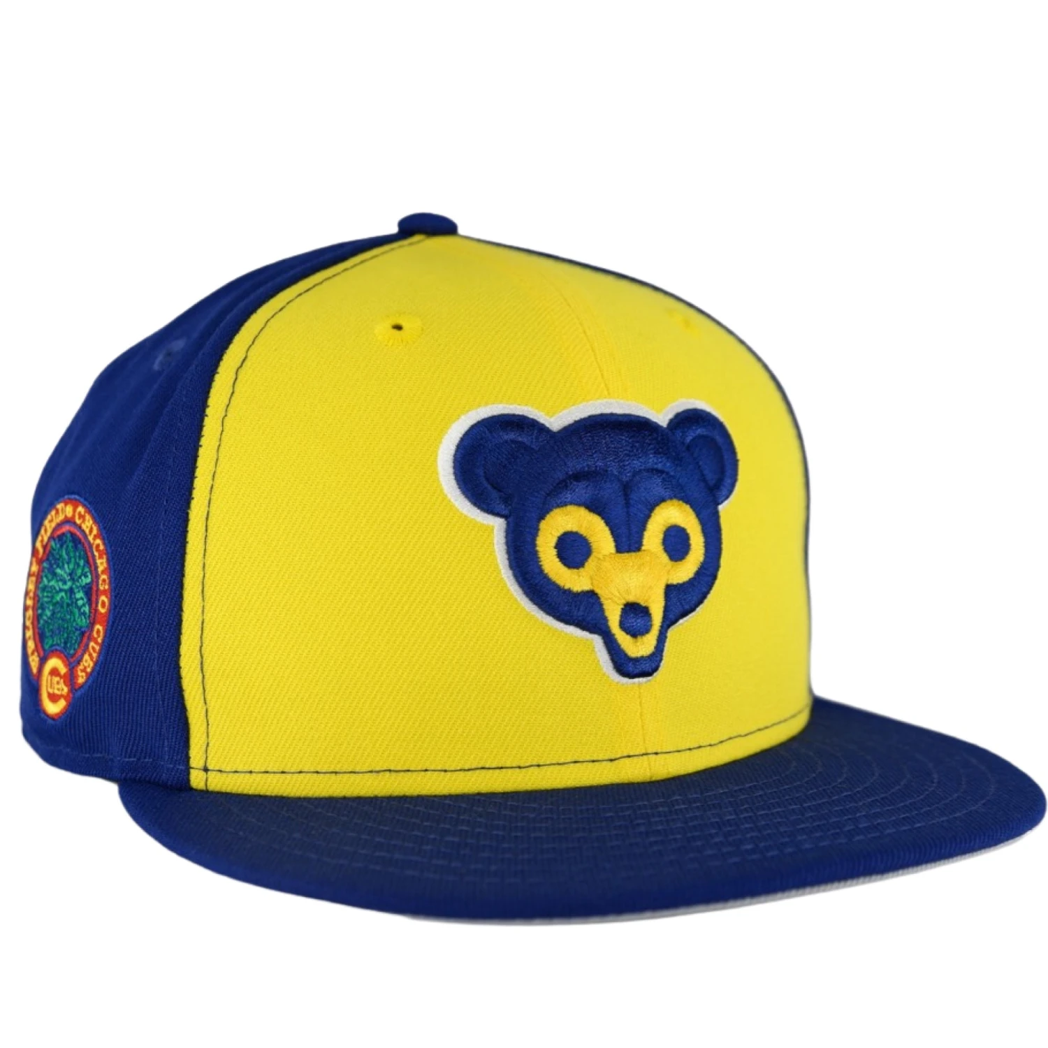 Chicago Cubs Blue Ink/Yellow/Grey UV New Era 59FIFTY Fitted Hat 4 Chicago Cubs Blue Ink/Yellow/Grey UV New Era 59FIFTY Fitted Hat - Image 2
