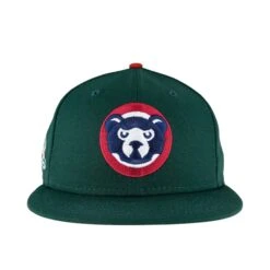 Chicago Cubs Dark Green/Grey UV 100 Years New Era 59FIFTY Fitted Hat -Hockey Store CUMHF429 2