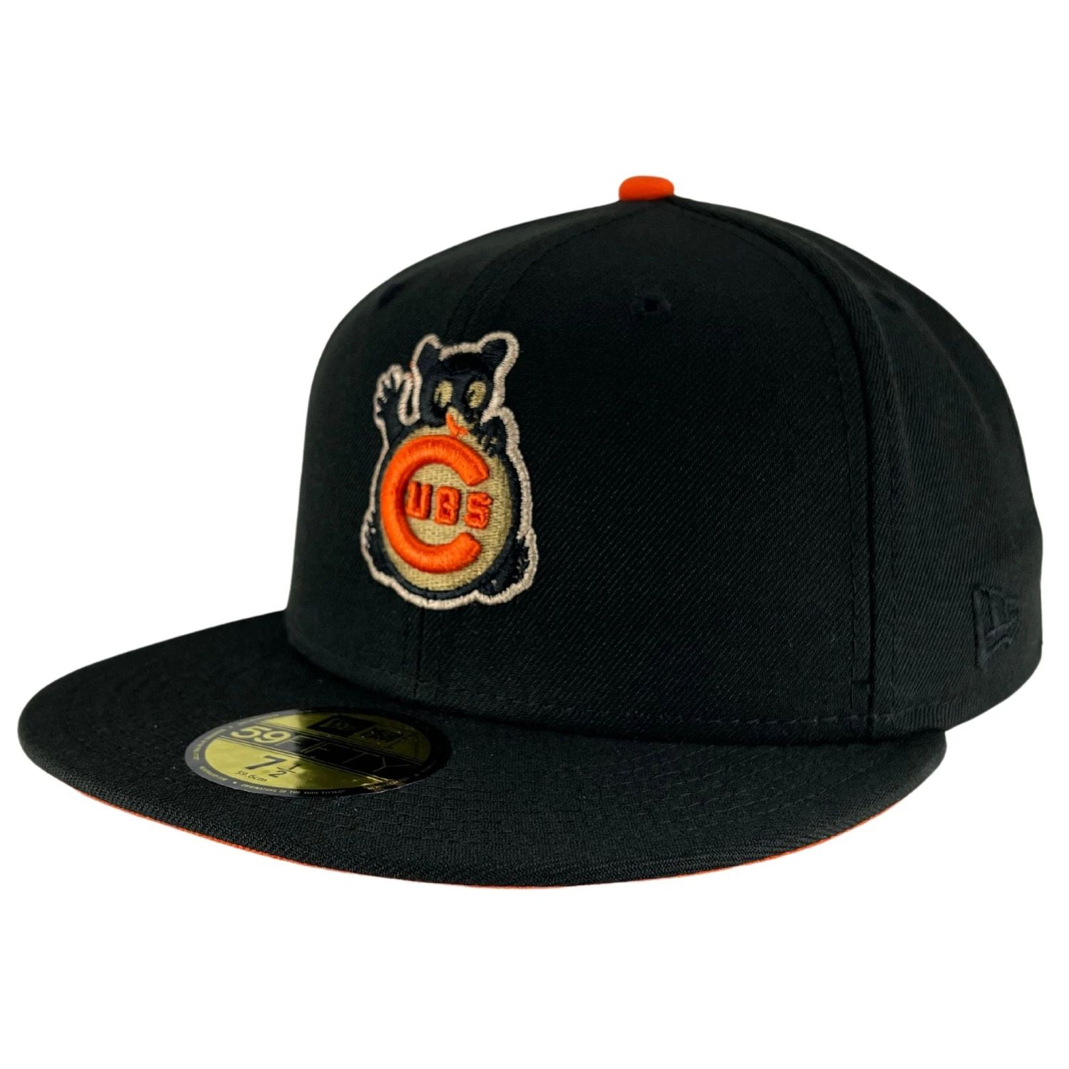 Chicago Cubs Black Orange 1990 ASG New Era 59FIFTY Fitted Hat 6 Chicago Cubs Black Orange 1990 ASG New Era 59FIFTY Fitted Hat - Image 4
