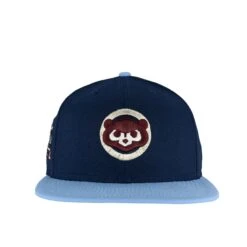 Chicago Cubs Oceanside Birdseye Blue 1990 ASG New Era 59FIFTY Fitted Hat -Hockey Store CUMHF442 2