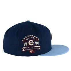 Chicago Cubs Oceanside Birdseye Blue 1990 ASG New Era 59FIFTY Fitted Hat -Hockey Store CUMHF442 3