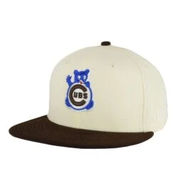 Chicago Cubs Chrome/Burnt Wood Waving Bear 1990ASG New Era 59FIFTY Fitted Hat -Hockey Store CUMHF454 5