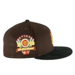 Chicago Cubs Burnt Wood/Black 1990ASG New Era 59FIFTY Fitted Hat -Hockey Store CUMHF457 6