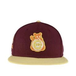 Chicago Cubs Maroon/Vegas Gold 1990 ASG New Era 59FIFTY Fitted Hat -Hockey Store CUMHF459 2