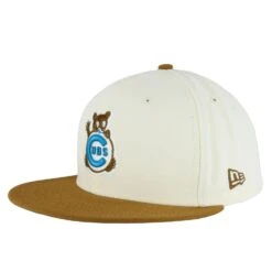 Chicago Cubs Chrome/Toasted Peanut Waving Bear 1990ASG New Era 59FIFTY Fitted Hat -Hockey Store CUMHF462 3