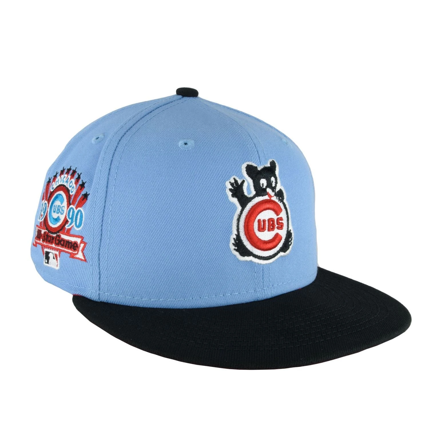 Chicago Cubs Birdseye Blue 1990ASG New Era 59FIFTY Fitted Hat 4 Chicago Cubs Birdseye Blue 1990ASG New Era 59FIFTY Fitted Hat - Image 2