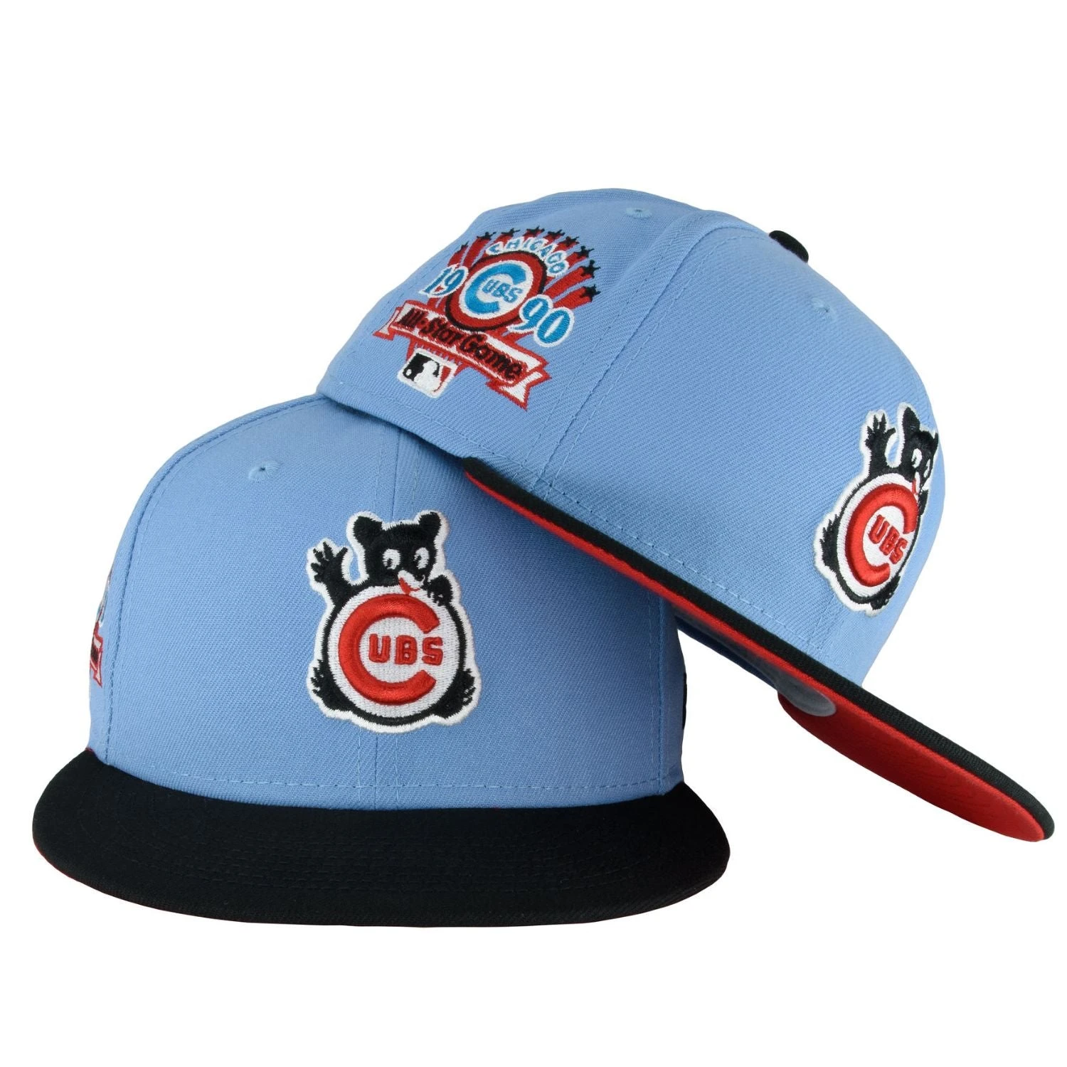 Chicago Cubs Birdseye Blue 1990ASG New Era 59FIFTY Fitted Hat 3 Chicago Cubs Birdseye Blue 1990ASG New Era 59FIFTY Fitted Hat