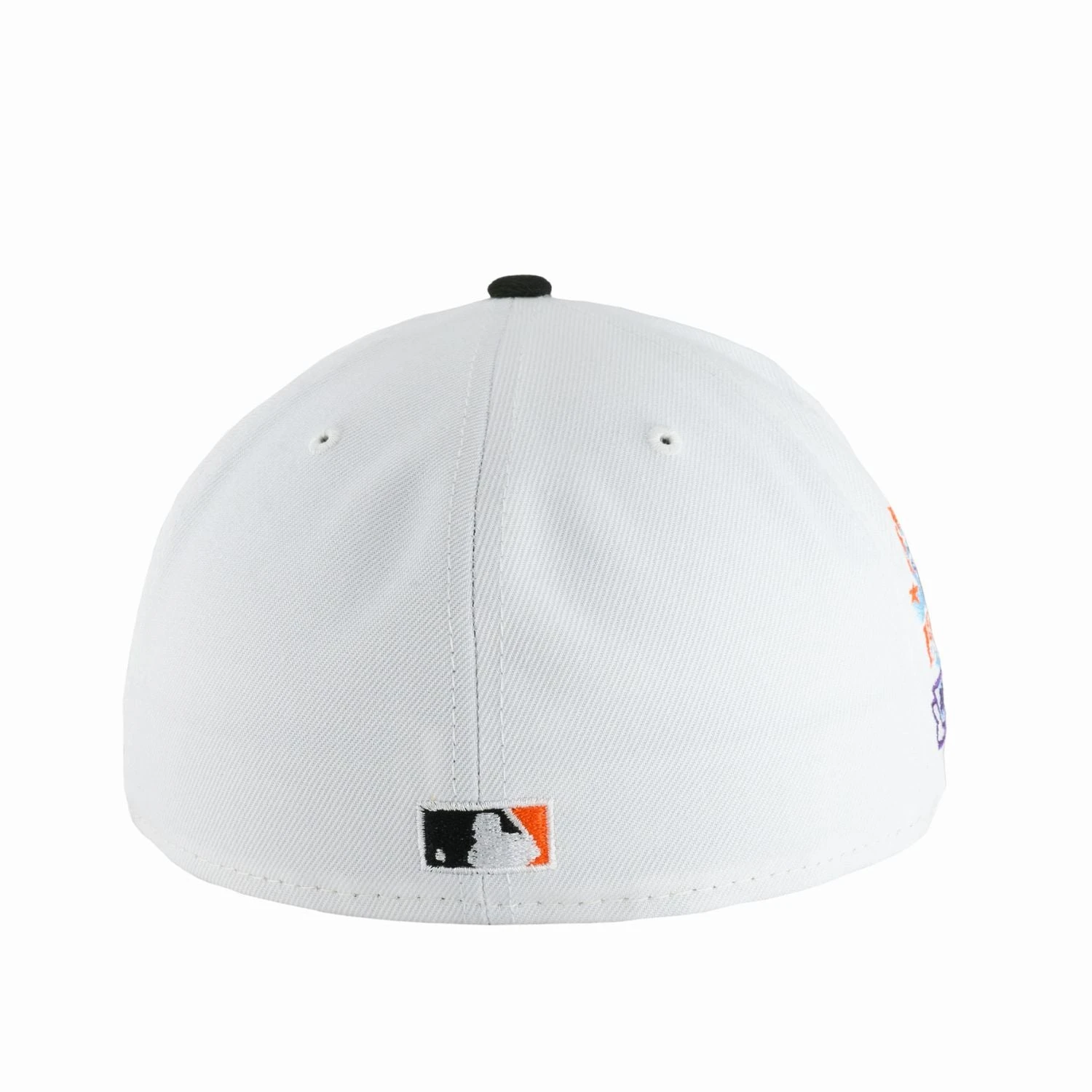 Chicago Cubs Optic White/Black 1990 ASG New Era 59FIFTY Fitted Hat 9 Chicago Cubs Optic White/Black 1990 ASG New Era 59FIFTY Fitted Hat - Image 7