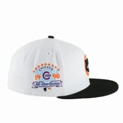 Chicago Cubs Optic White/Black 1990 ASG New Era 59FIFTY Fitted Hat 14 Chicago Cubs Optic White/Black 1990 ASG New Era 59FIFTY Fitted Hat -Hockey Store CUMHF467 8
