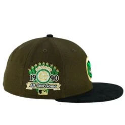 Chicago Cubs Walnut Black Corduroy New Era 59FIFTY Fitted Hat -Hockey Store CUMHF469 3