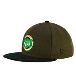 Chicago Cubs Walnut Black Corduroy New Era 59FIFTY Fitted Hat -Hockey Store CUMHF469 5