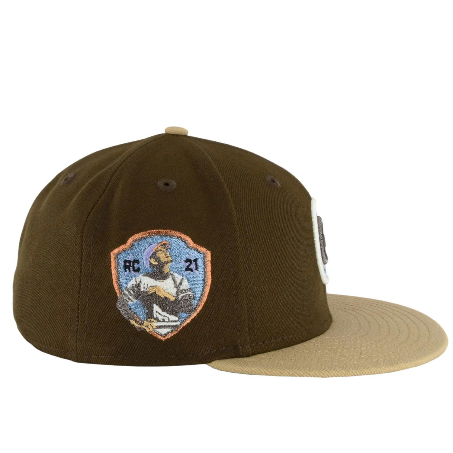 Chicago Cubs Walnut Camel New Era 59FIFTY Fitted Hat 7 Chicago Cubs Walnut Camel New Era 59FIFTY Fitted Hat - Image 5