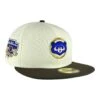 Chicago Cubs Chrome White/Walnut Brown JR 50th New Era 59FIFTY Fitted Hat -Hockey Store CUMHF482 7