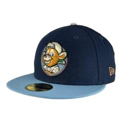 Chicago Cubs Oceanside Blue/Light Blue Clark Cub New Era 59FIFTY Fitted Hat -Hockey Store CUMHF489 2