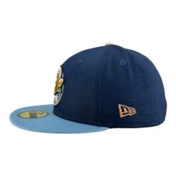 Chicago Cubs Oceanside Blue/Light Blue Clark Cub New Era 59FIFTY Fitted Hat -Hockey Store CUMHF489 3