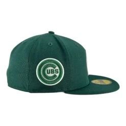 Chicago Cubs Dark Green Clock New Era 59FIFTY Fitted Hat 12 Chicago Cubs Dark Green Clock New Era 59FIFTY Fitted Hat -Hockey Store CUMHF490 6