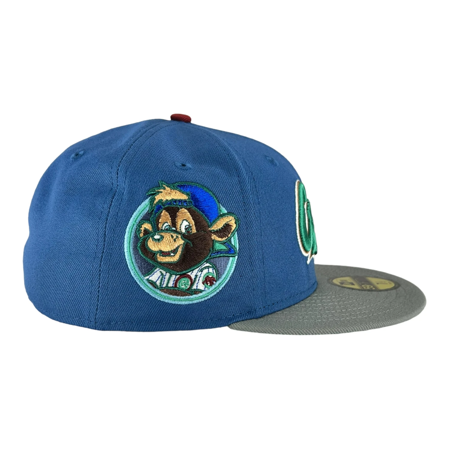 Chicago Cubs Indigo Script New Era 59FIFTY Fitted Hat 6 Chicago Cubs Indigo Script New Era 59FIFTY Fitted Hat - Image 4