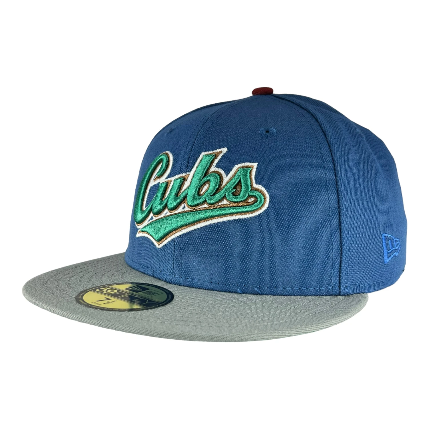 Chicago Cubs Indigo Script New Era 59FIFTY Fitted Hat 5 Chicago Cubs Indigo Script New Era 59FIFTY Fitted Hat - Image 3