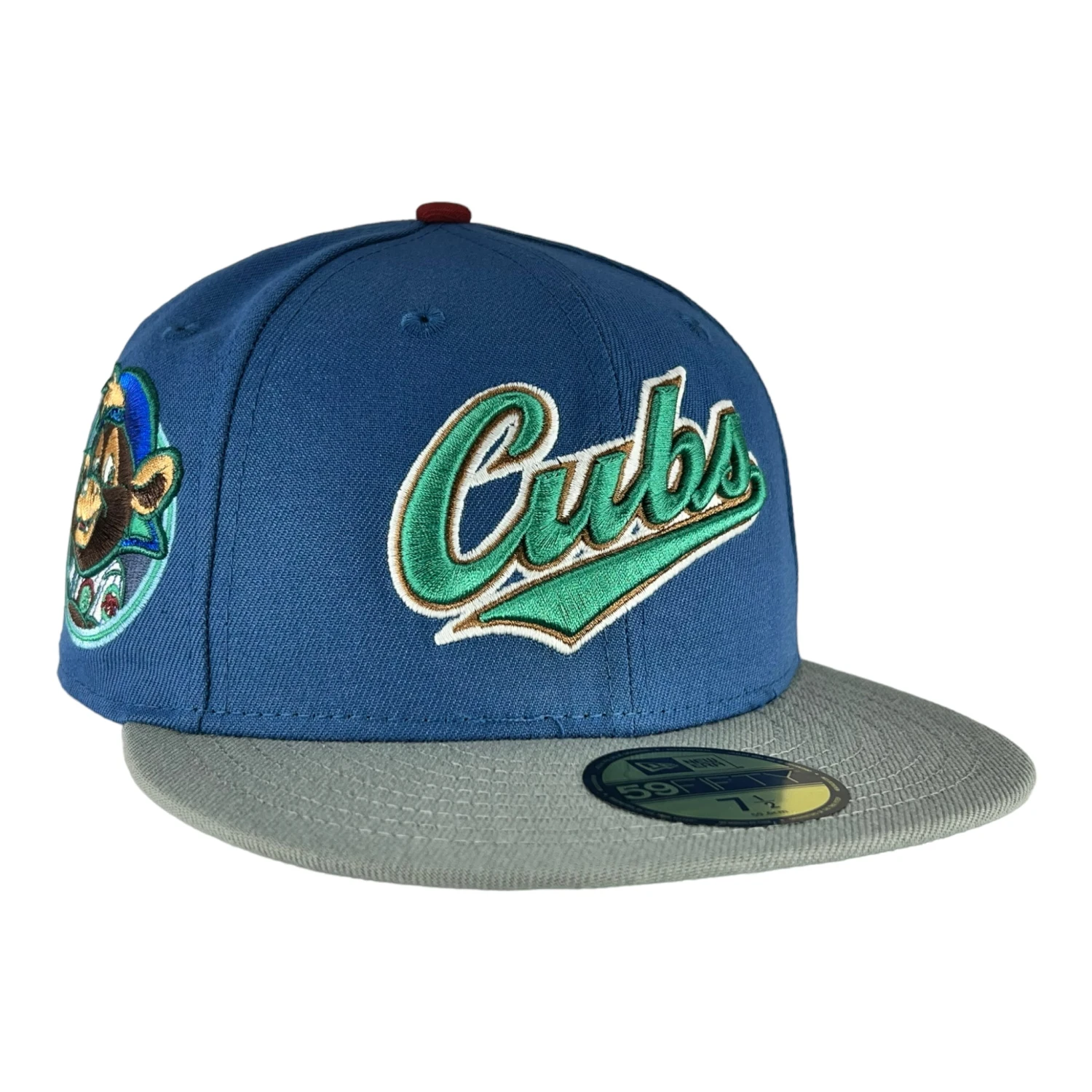 Chicago Cubs Indigo Script New Era 59FIFTY Fitted Hat 3 Chicago Cubs Indigo Script New Era 59FIFTY Fitted Hat