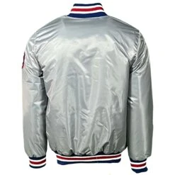 Chicago Cubs Grey Vintage Starter Jacket 9 Chicago Cubs Grey Vintage Starter Jacket -Hockey Store CUMJ094 2