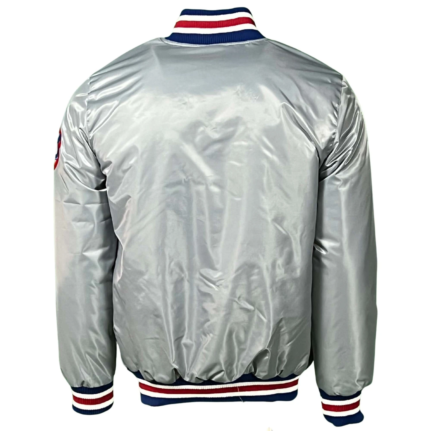 Chicago Cubs Grey Vintage Starter Jacket 5 Chicago Cubs Grey Vintage Starter Jacket - Image 3