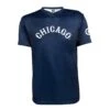 Chicago Cubs Men's Navy Cooperstown Sublimated V-Neck Jersey Tee