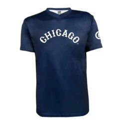 Chicago Cubs Men's Navy Cooperstown Sublimated V-Neck Jersey Tee