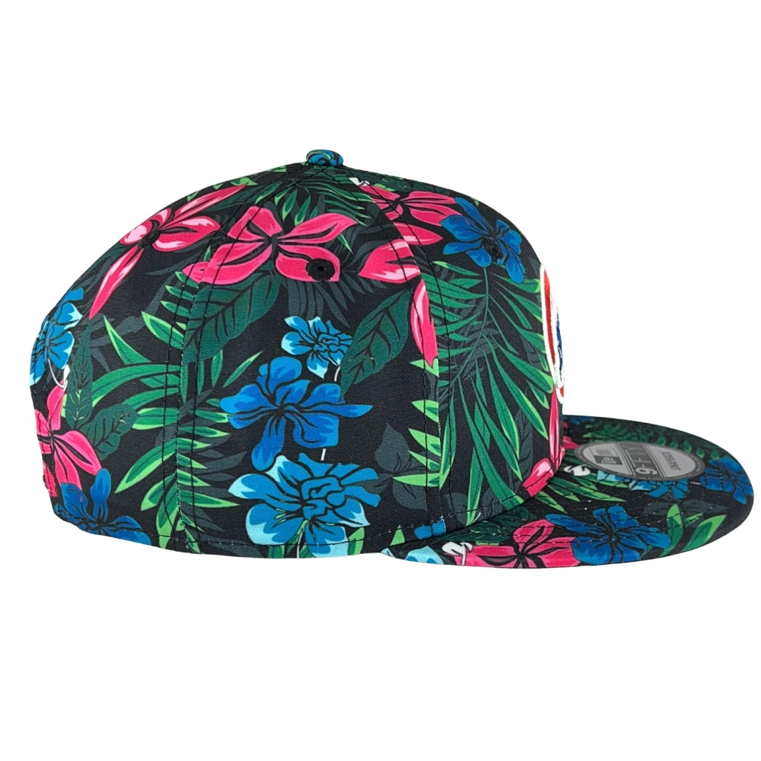 NEW ERA Chicago Cubs Black Floral Pattern Crawl Bear Snapback Hat 6 NEW ERA Chicago Cubs Black Floral Pattern Crawl Bear Snapback Hat - Image 4
