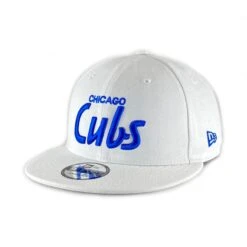 NEW ERA Chicago Cubs Chase White Script 9FIFTY Snapback