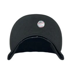 Chicago Cubs Cheetah Logo New Era 9FIFTY Black Snapback Hat -Hockey Store CUMSH069 6