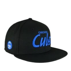 Chicago Cubs Black/Royal Script New Era 9FIFTY Snapback Hat -Hockey Store CUMSH073 4