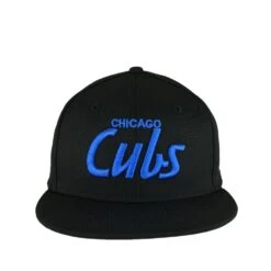 Chicago Cubs Black/Royal Script New Era 9FIFTY Snapback Hat -Hockey Store CUMSH073 6
