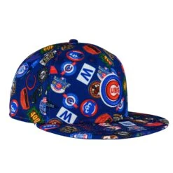 Chicago Cubs Royal OTC All Logos New Era 9FIFTY Snapback Hat