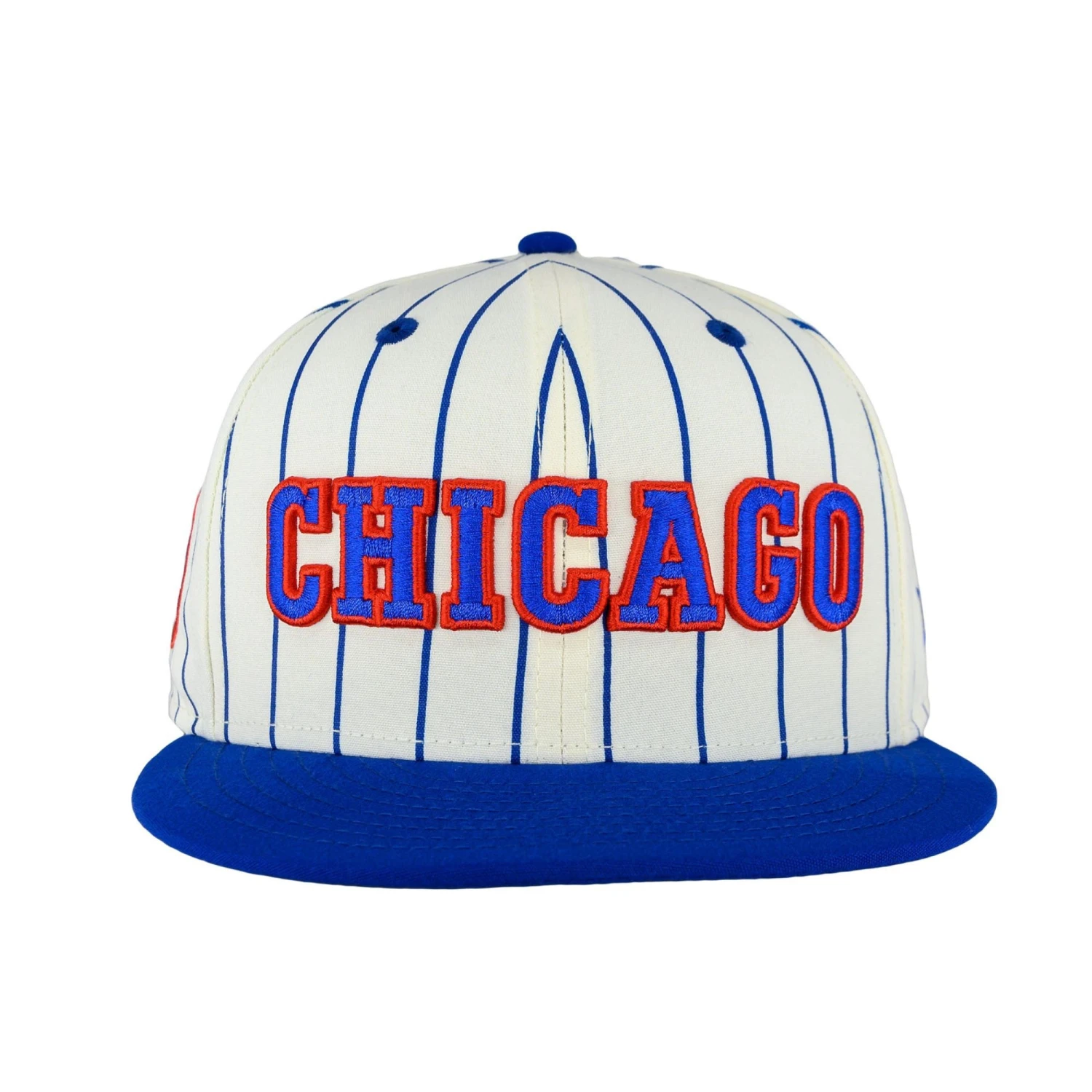 Chicago Cubs Cooperstown 1979 Chrome Pinstripe New Era 9FIFTY Snapback Hat 4 Chicago Cubs Cooperstown 1979 Chrome Pinstripe New Era 9FIFTY Snapback Hat - Image 2