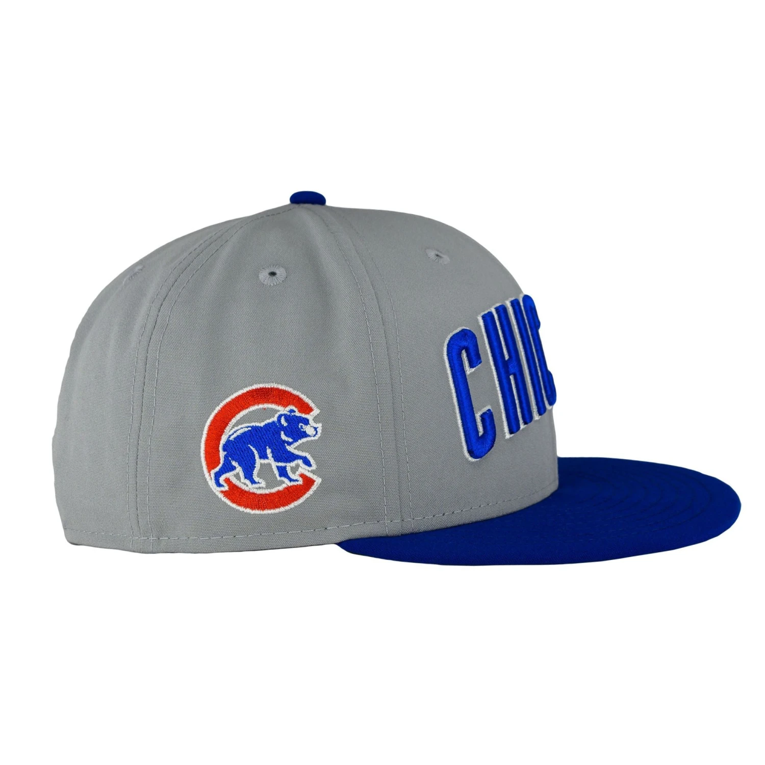 Chicago Cubs Cooperstown 1979 - 1993 Grey/Royal New Era 9FIFTY Snapback Hat 7 Chicago Cubs Cooperstown 1979 - 1993 Grey/Royal New Era 9FIFTY Snapback Hat - Image 5