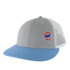 Chicago Cubs Grey Sky New Era 9FIFTY Low Profile Mesh Back Hat