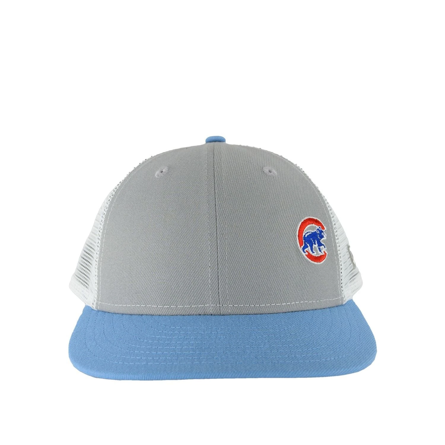 Chicago Cubs Grey Sky New Era 9FIFTY Low Profile Mesh Back Hat 4 Chicago Cubs Grey Sky New Era 9FIFTY Low Profile Mesh Back Hat - Image 2