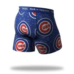 Chicago Cubs Pair Of Thieves Boxer Brief 2-Pack 11 Chicago Cubs Pair Of Thieves Boxer Brief 2-Pack -Hockey Store CUMSL028 4