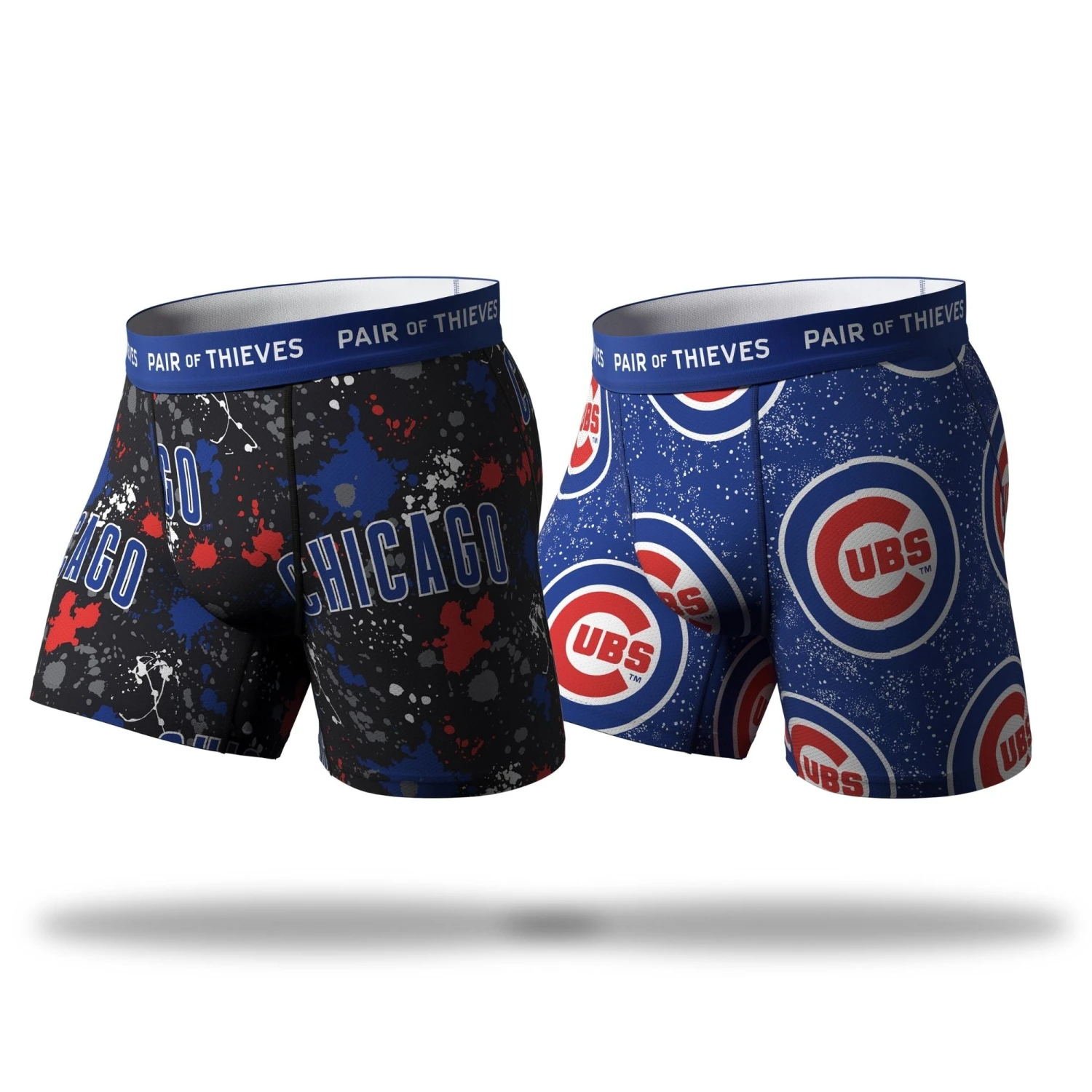 Chicago Cubs Pair Of Thieves Boxer Brief 2-Pack 3 Chicago Cubs Pair Of Thieves Boxer Brief 2-Pack