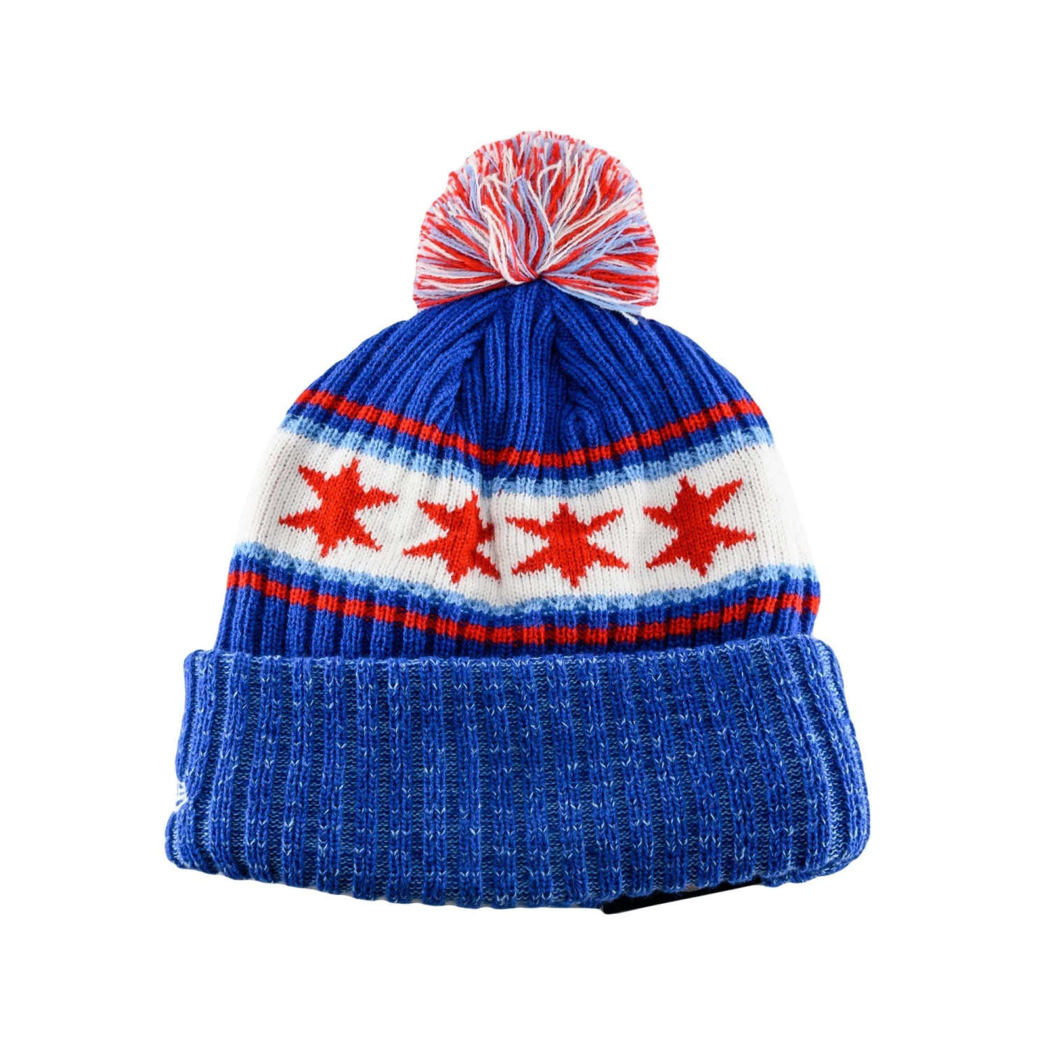 Chicago Cubs Light Royal Cooperstown Dart Cuff Knit Beanie Hat 4 Chicago Cubs Light Royal Cooperstown Dart Cuff Knit Beanie Hat - Image 2