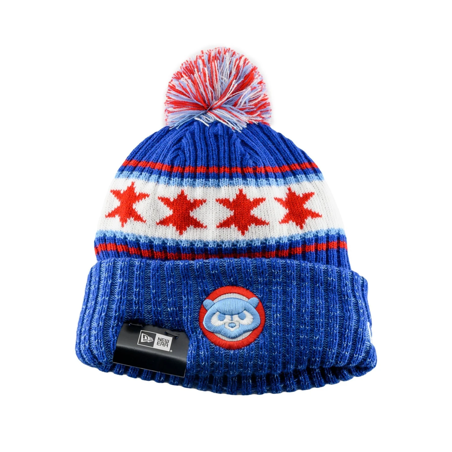 Chicago Cubs Light Royal Cooperstown Dart Cuff Knit Beanie Hat 3 Chicago Cubs Light Royal Cooperstown Dart Cuff Knit Beanie Hat